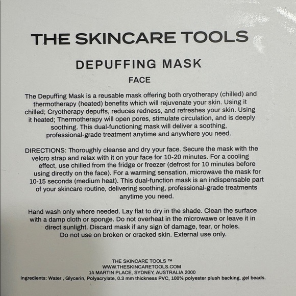 CRYO-THERMO DE-PUFFING MASK
The Skincare tools - Picture 4 of 6